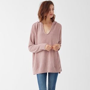 Splendid Soft Light Pink Long Sleeve Aurora Hoodie